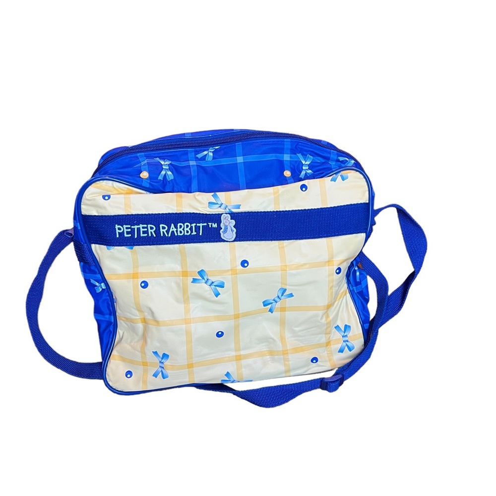 Peter Rabbit Diaper Bag. Vintage bag. Yellow and Blue. Never used.
